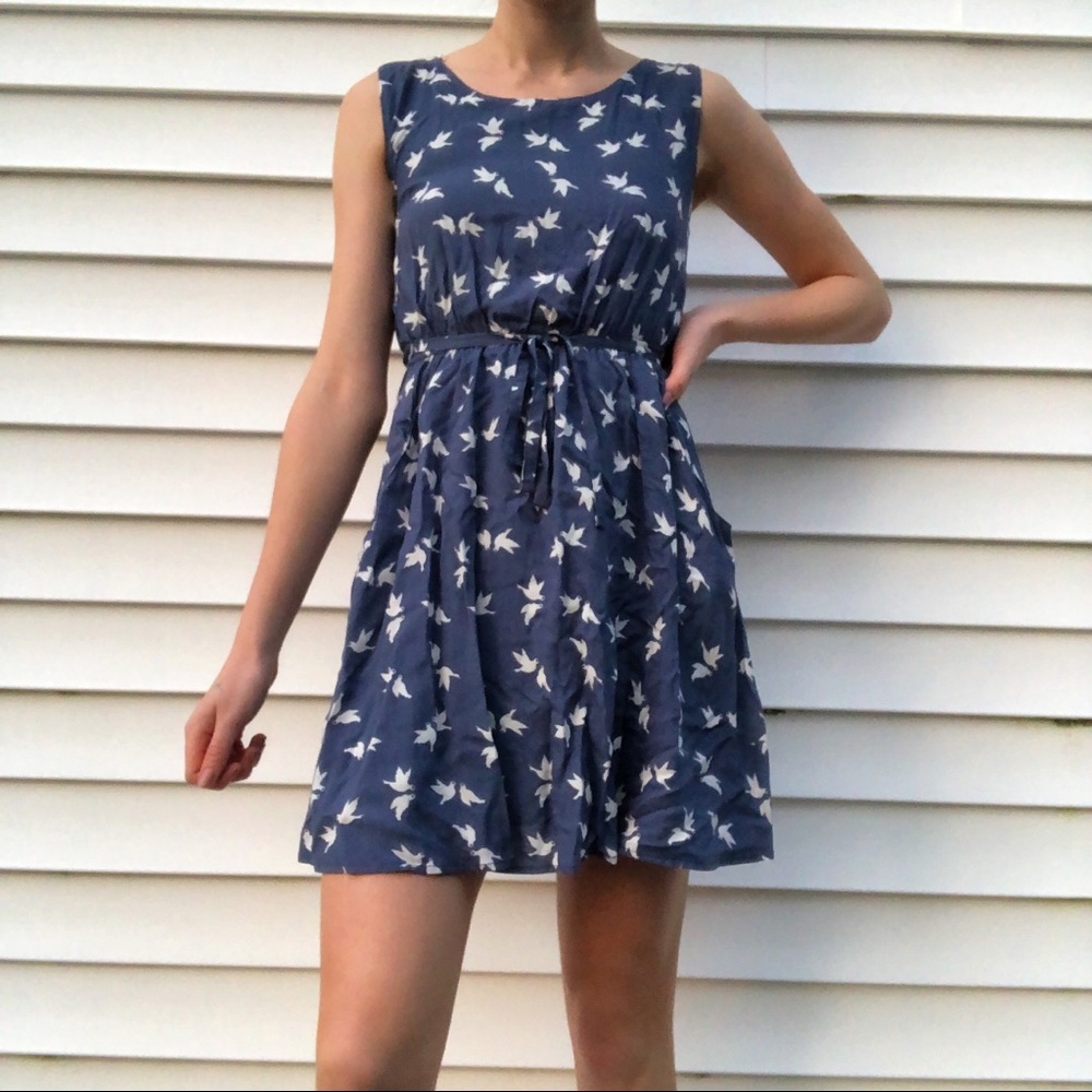 Blue dress